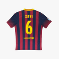 FC Barcelona 2013-14 Home Xavi #6 Shirt M