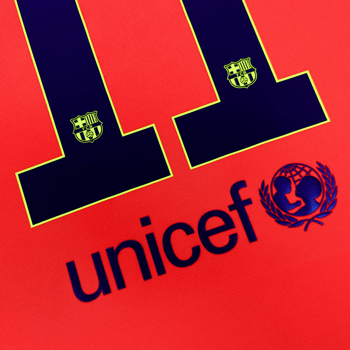 FC Barcelona 2014-15 Away Neymar Jr #11 Shirt L