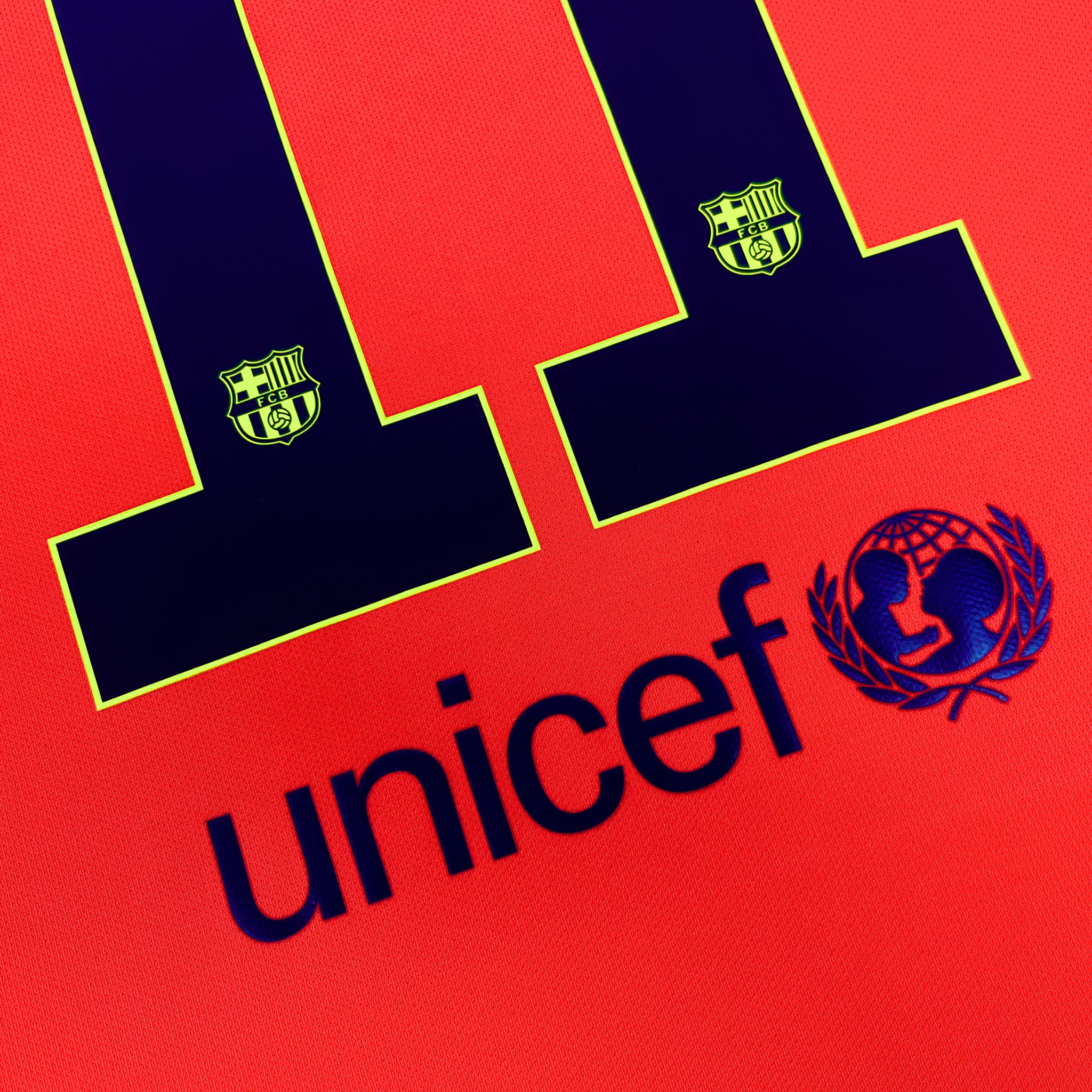 Maillot extérieur FC Barcelone 2014-15 Neymar Jr n°11, taille L