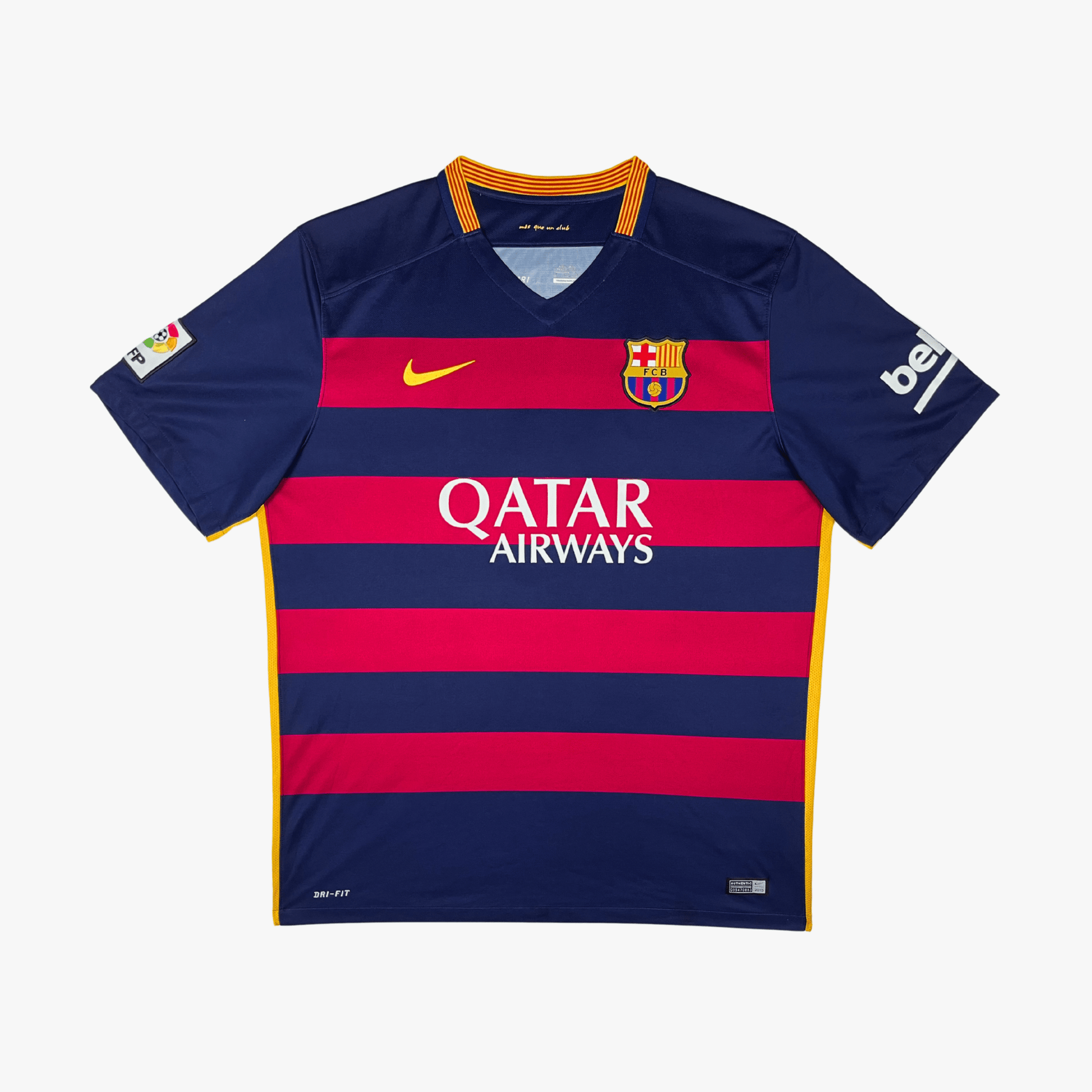 FC Barcelona 2015-16 Home Messi #10 Shirt XL