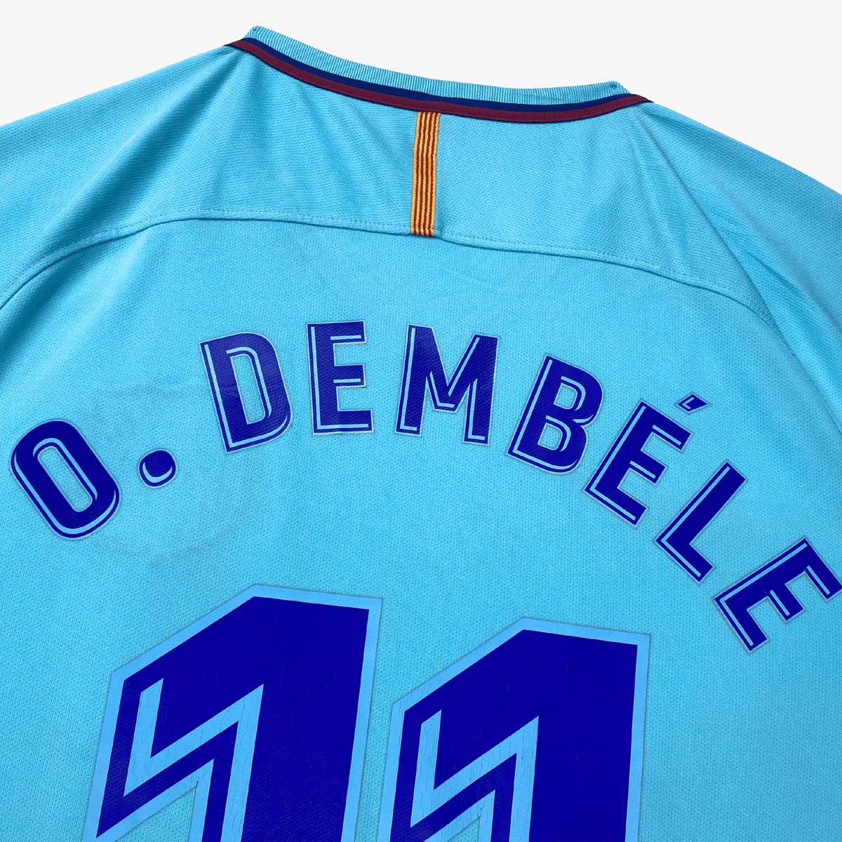FC Barcelona 2017-18 Dembélé #11 Away Shirt M