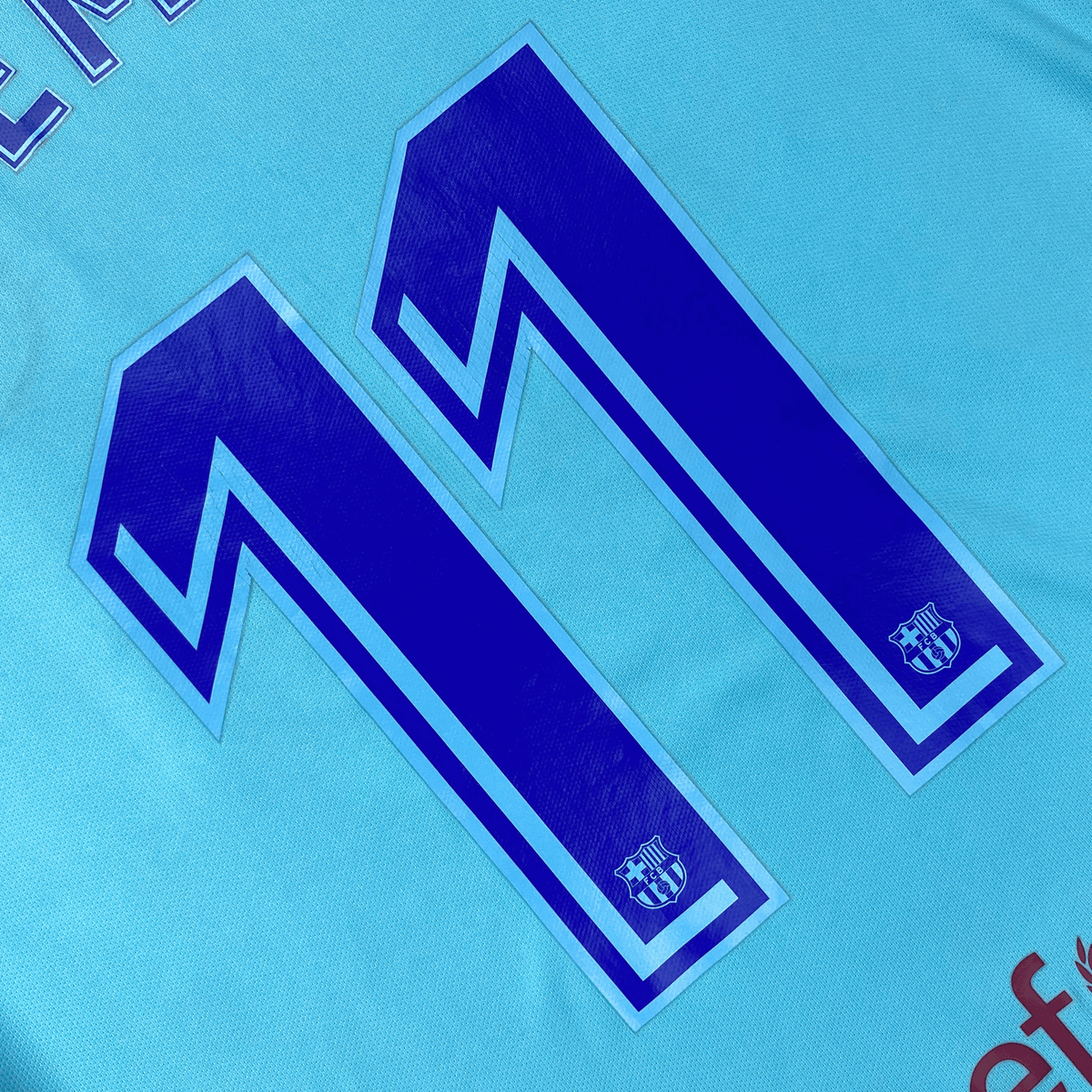 FC Barcelona 2017-18 Dembélé #11 Away Shirt M