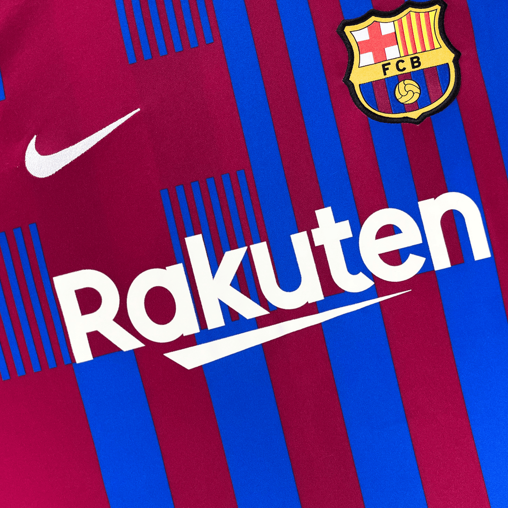 FC Barcelona 2021-22 Home Ansu Fati #10 Shirt L