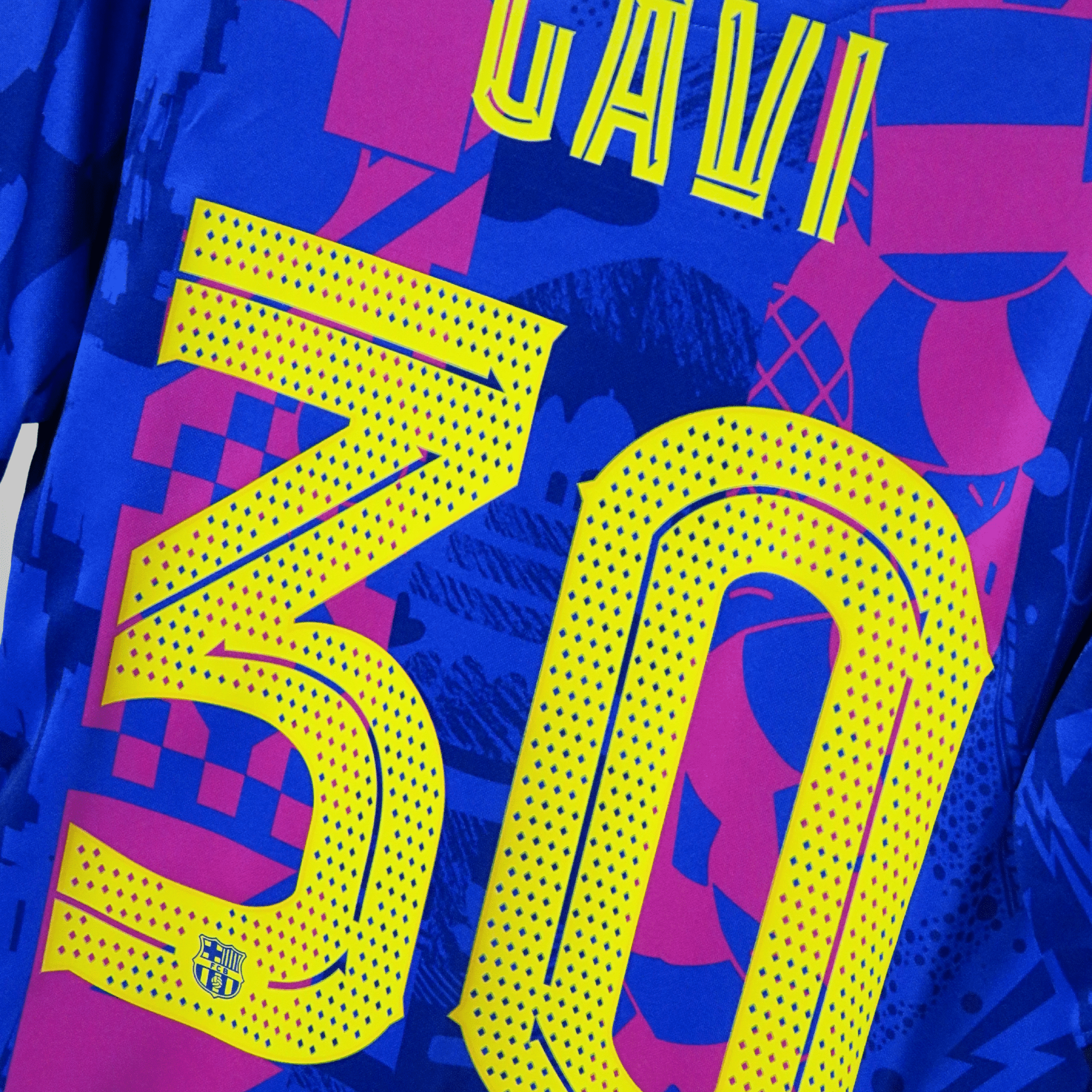 FC Barcelona 2021-22 Third Gavi #30 Shirt S