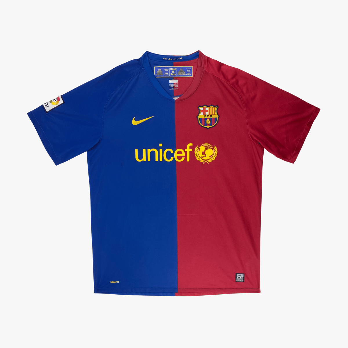 FC Barcelona 2008-09 Home Henry #14 Shirt L
