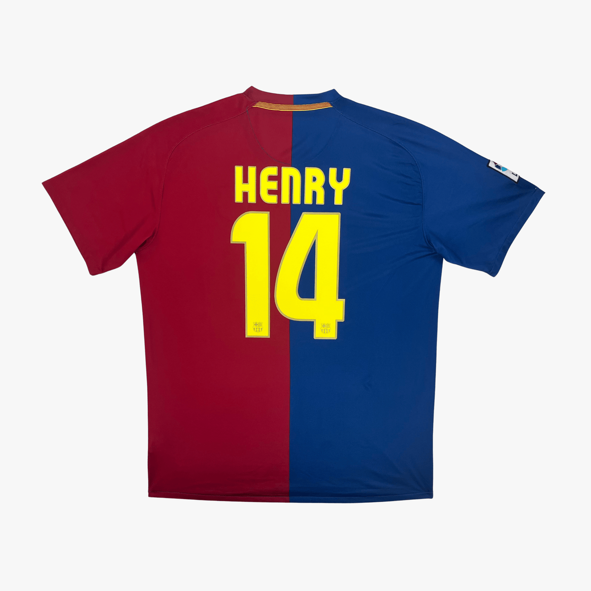 FC Barcelona Home 2008-09 Henry #14 Shirt XL