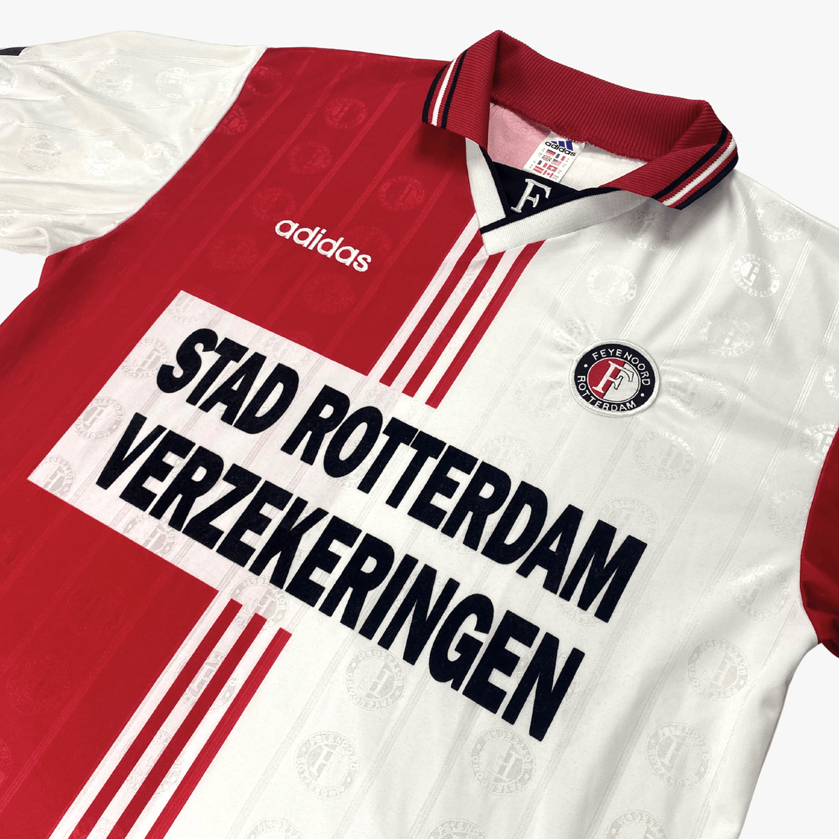 Retro Feyenoord 1997-1998 Home football jersey by Adidas, size XL | Nostalgic Football Shirts