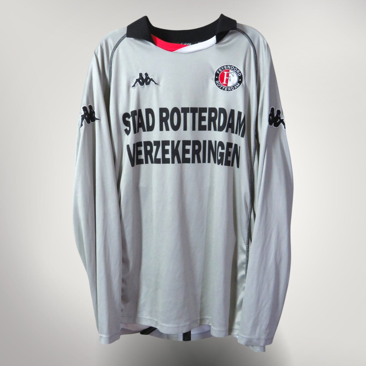 Authentic Kappa Feyenoord 2001-2002 Goalkeeper shirt, Zoetebier 1 on the back, size XXL | Nostalgic Football Shirts