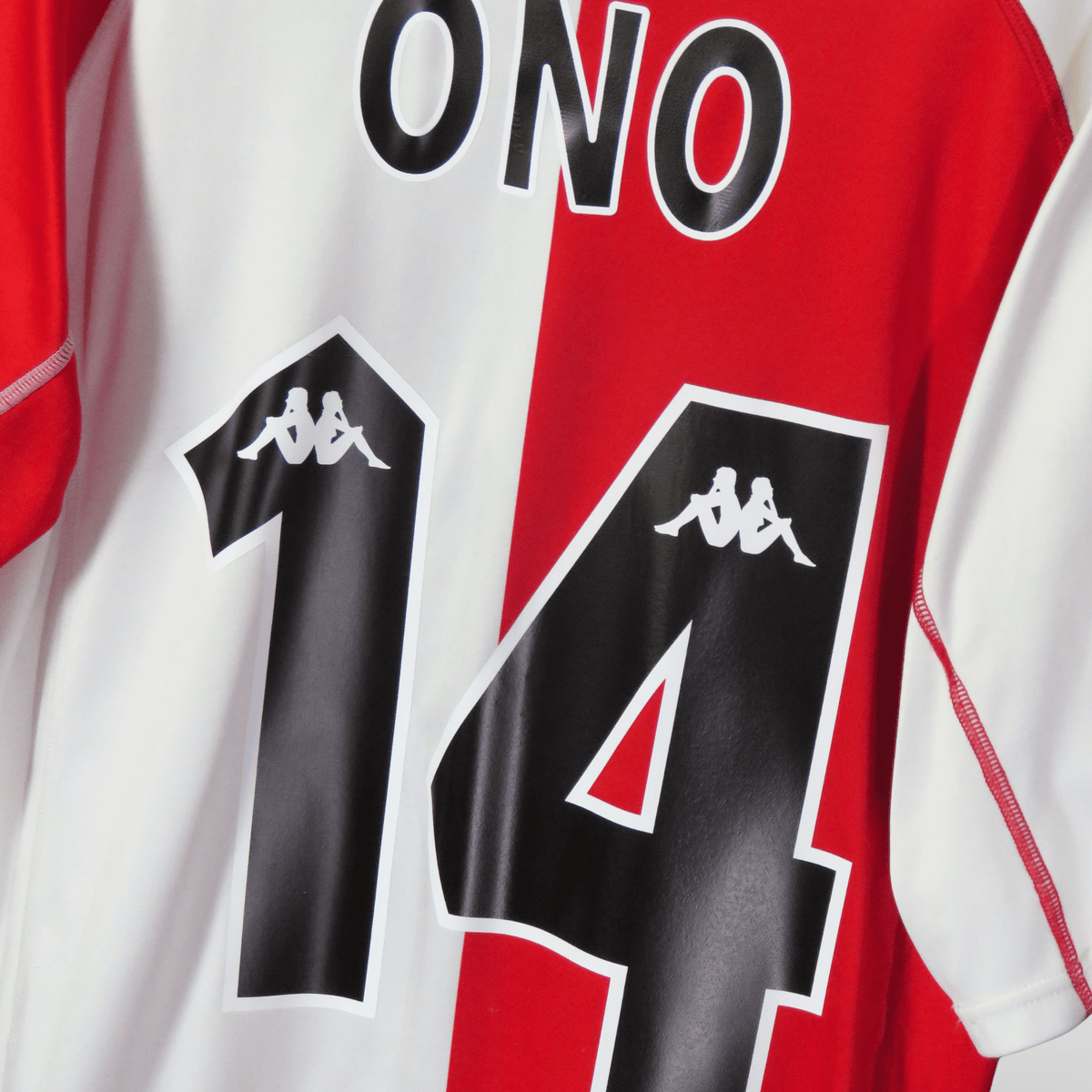 Retro Feyenoord 2002-2003 Home football jersey by Kappa, Ono 14, size M | Nostalgic Football Shirts