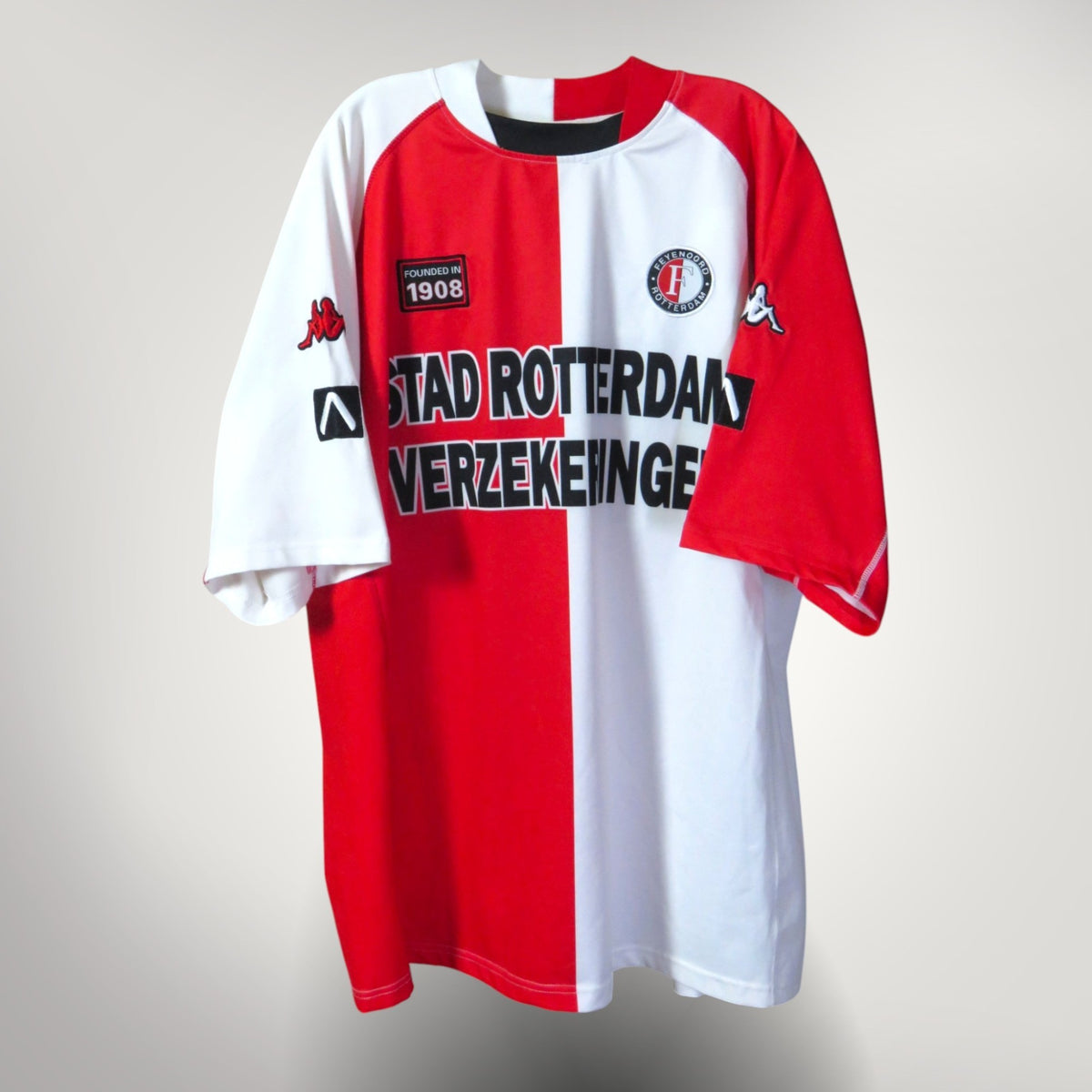 Authentic Kappa Feyenoord 2002-2003 Home shirt, Van Persie 22 on the back, size XL | Nostalgic Football Shirts