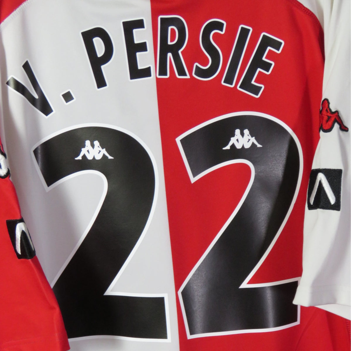 Retro Feyenoord 2002-2003 Home football jersey by Kappa, Van Persie 22, size XL | Nostalgic Football Shirts