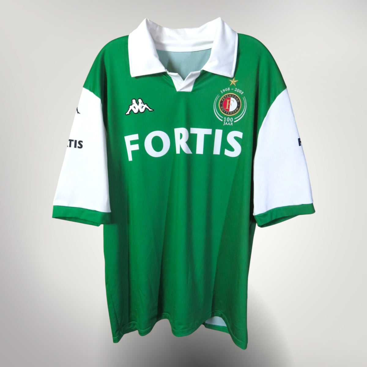 Authentic Kappa Feyenoord 2008-2009 Away shirt, Makaay 9 on the back, size 5XL | Nostalgic Football Shirts