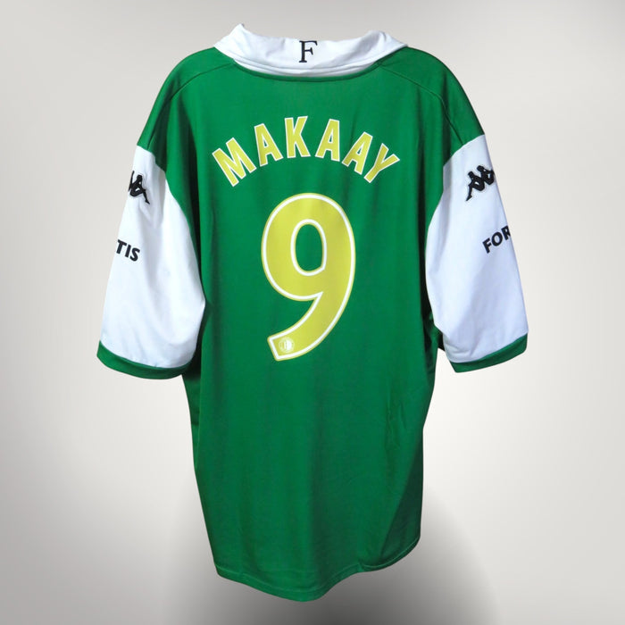 Vintage Feyenoord 2008-2009 Away football shirt with Makaay 9 print, size 5XL | Nostalgic Football Shirts