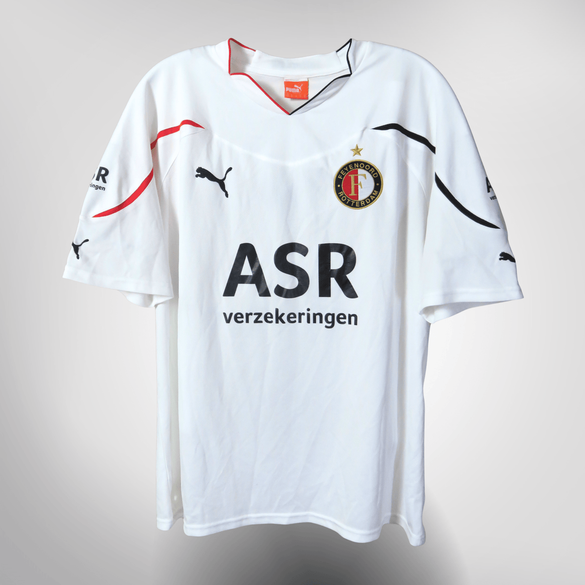 Authentic Puma Feyenoord 2010-2011 Away shirt, Schaken 7 on the back, size XL | Nostalgic Football Shirts