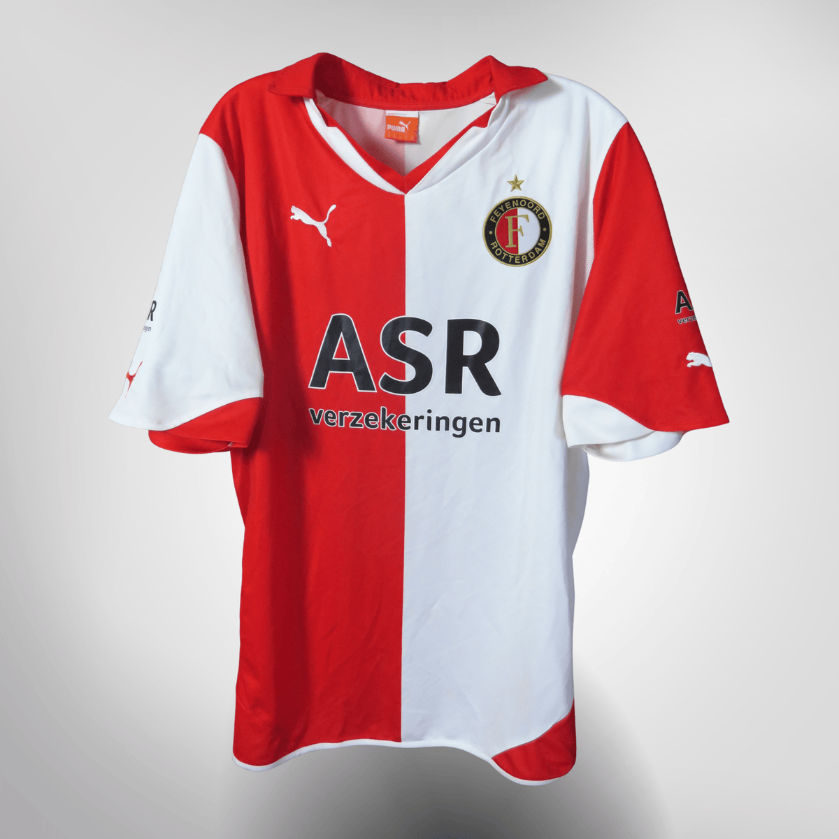 Authentic Puma Feyenoord 2010-2011 Home shirt, Wijnaldum 25 on the back, size XL | Nostalgic Football Shirts