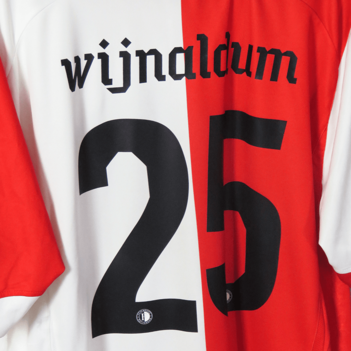 Retro Feyenoord 2010-2011 Home football jersey by Puma, Wijnaldum 25, size XL | Nostalgic Football Shirts