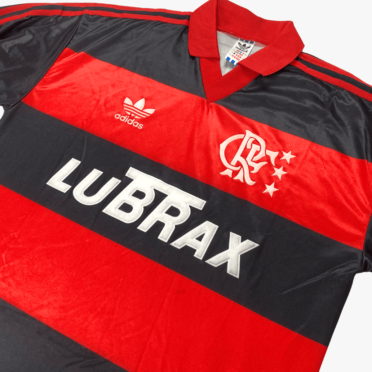 Retro Flamengo 1990-1992 football jersey by Adidas, size L | Nostalgic Football Shirts