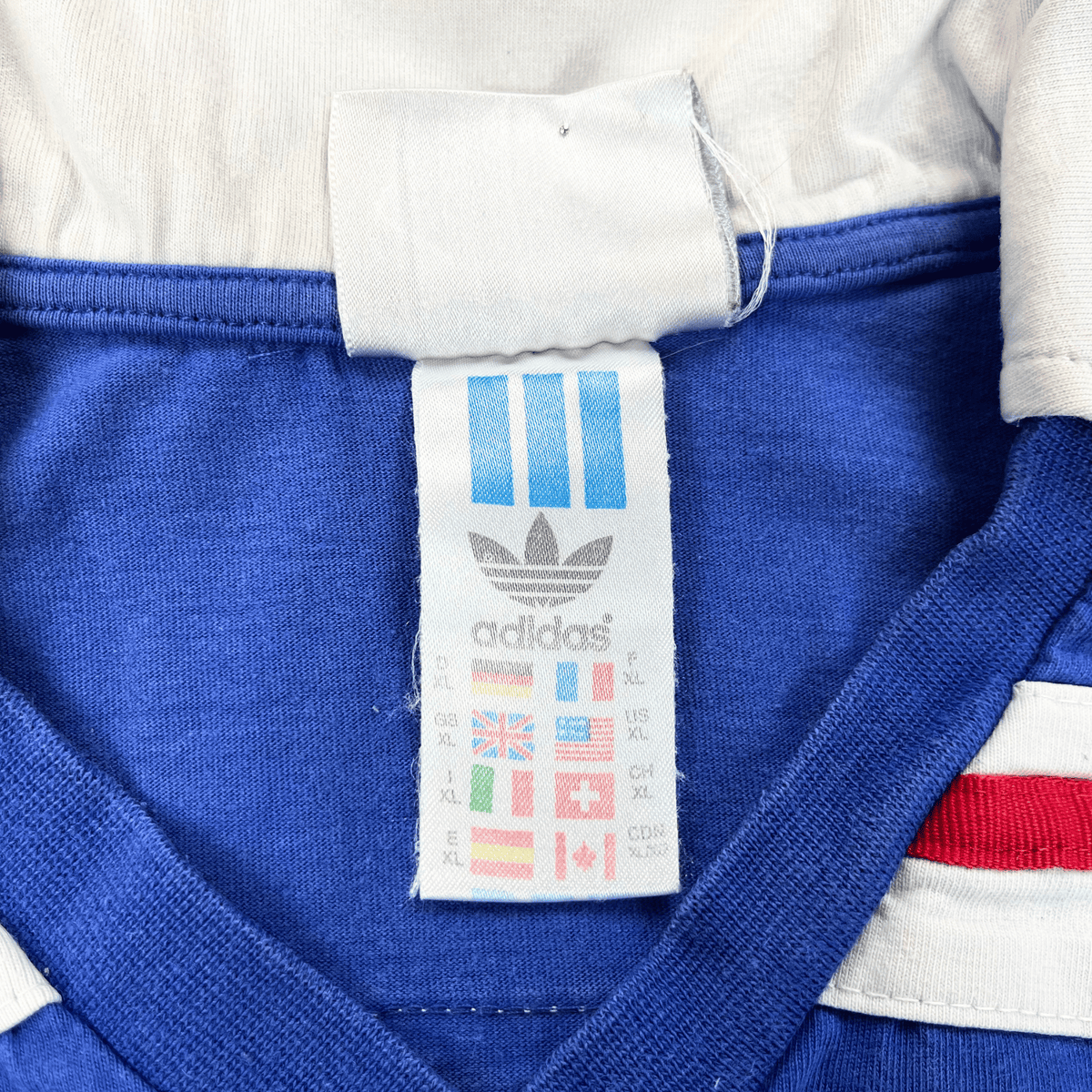 Original France 1985-1990 Home football shirt, size XL | Nostalgic Football Shirts