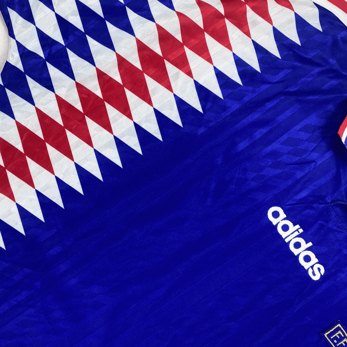 Retro France 1994-1996 Home football jersey by Adidas, size XL | Nostalgic Football Shirts