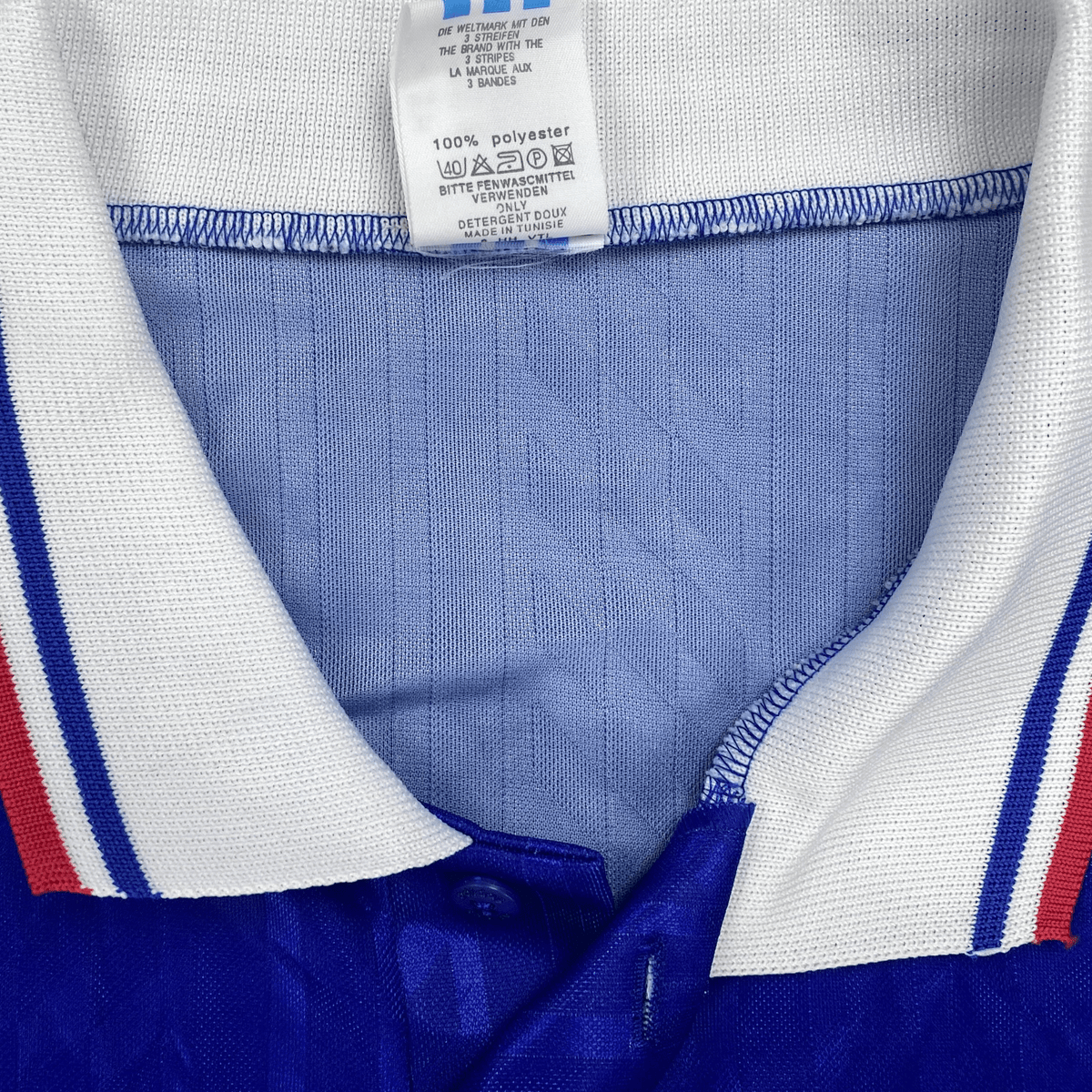 Retro France 1994-1996 Home football jersey by Adidas, size XL | Nostalgic Football Shirts
