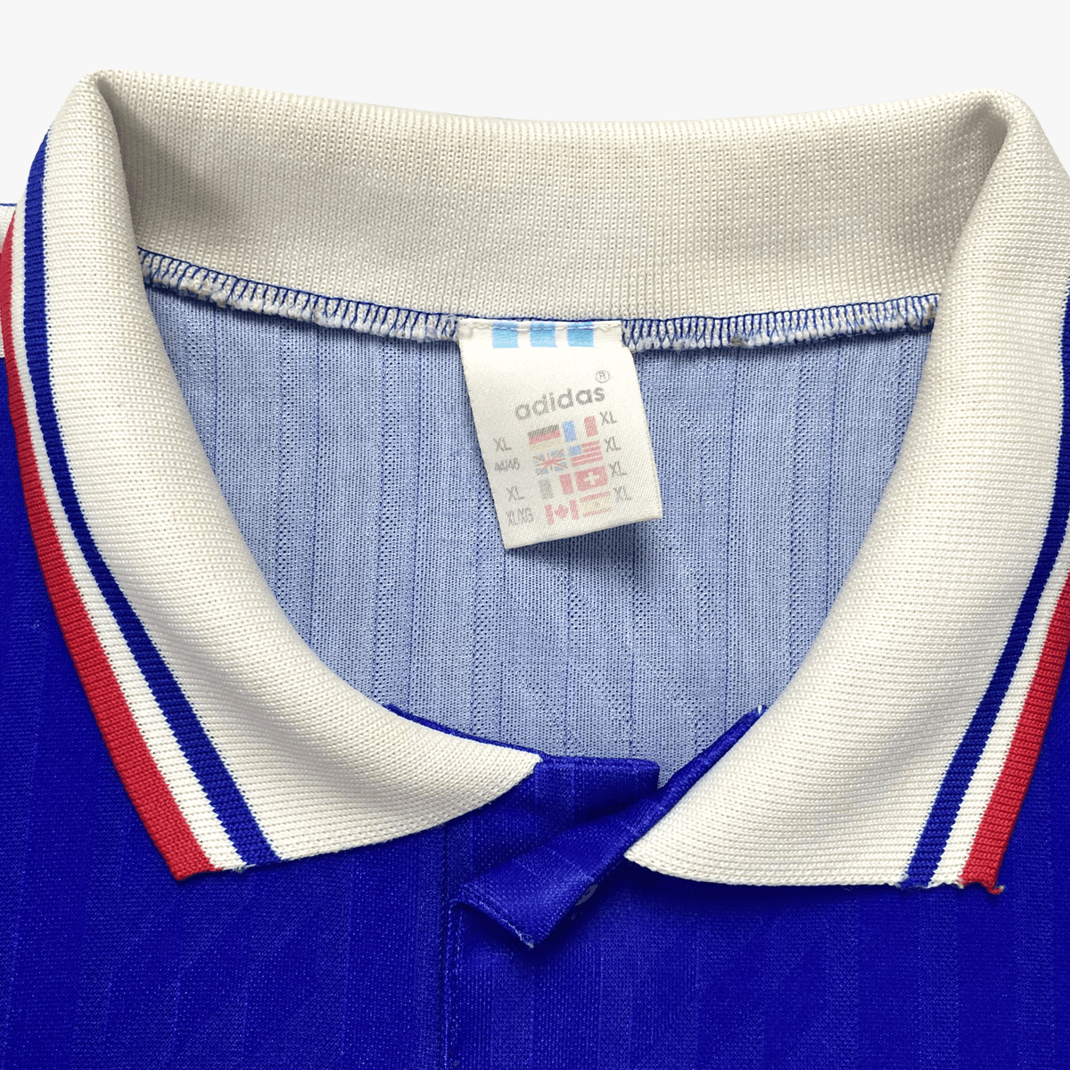 Authentic Adidas France 1994-1996 Home shirt, size XL | Nostalgic Football Shirts