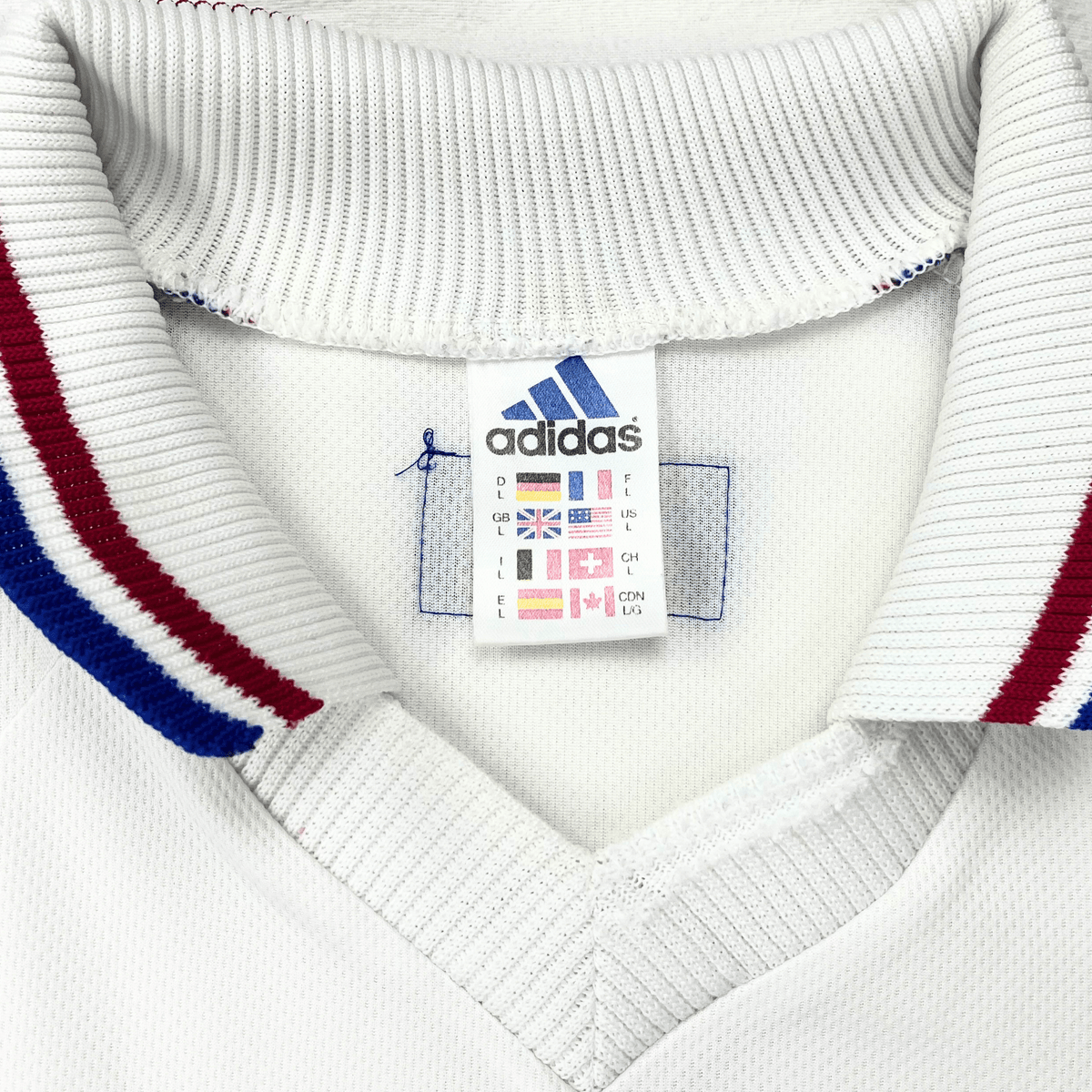 Authentic Adidas France 1998-2000 Away shirt, size L | Nostalgic Football Shirts