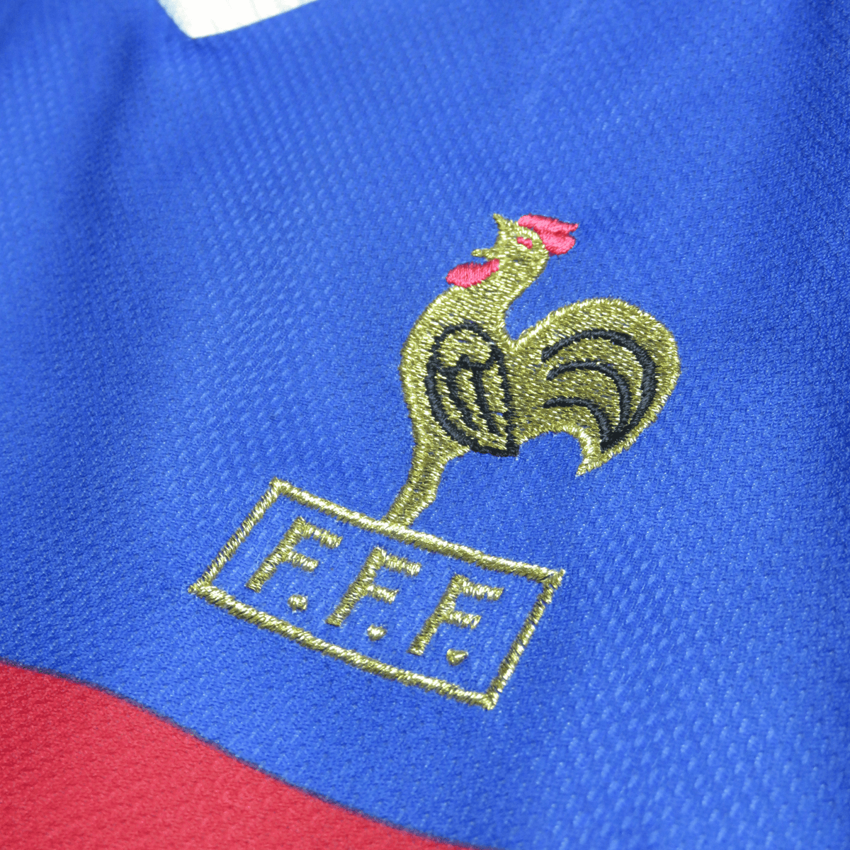 Authentic Adidas France 1998-2000 Home shirt, Zidane 10 on the back, size XL | Nostalgic Football Shirts