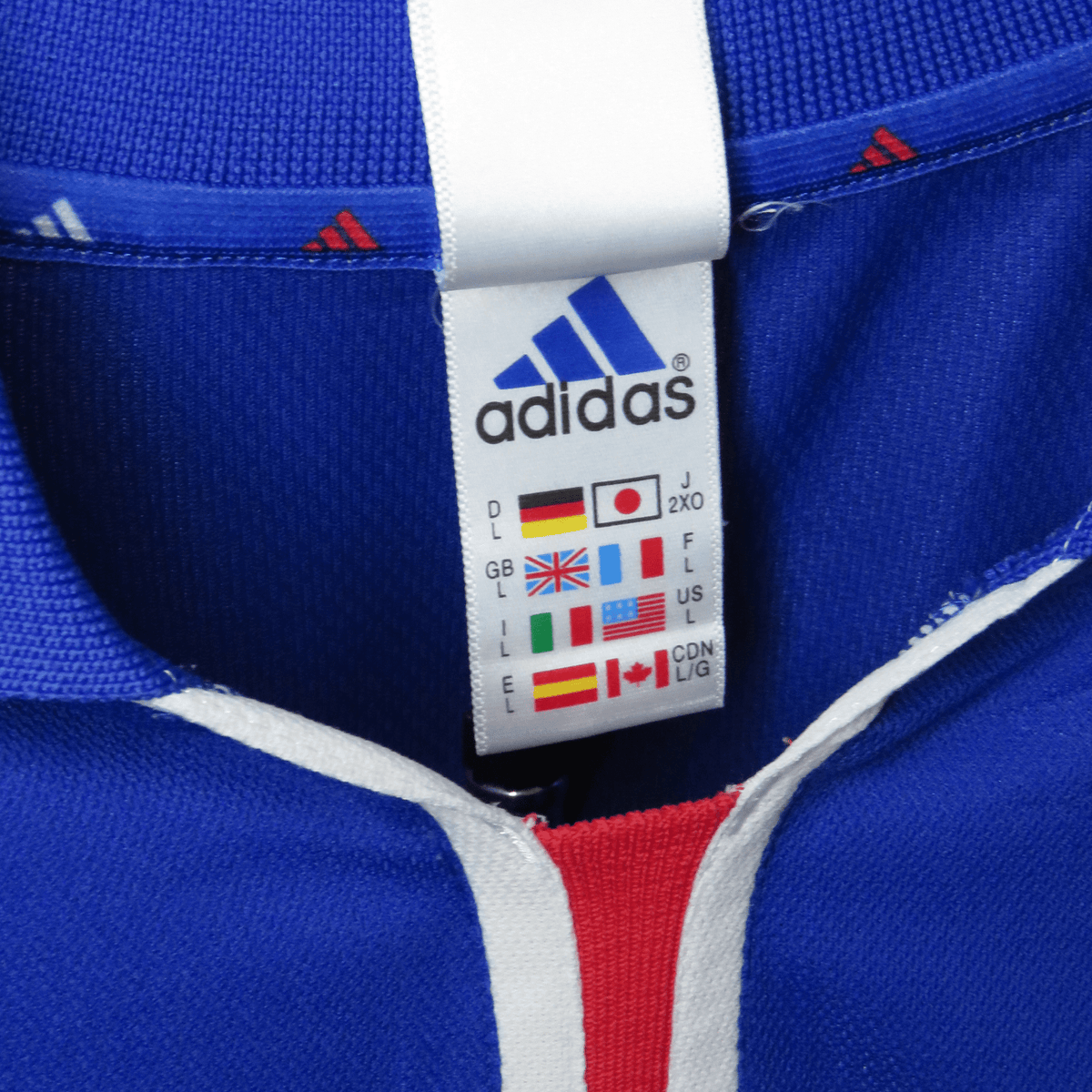Authentic Adidas France 2000-2002 Home shirt, Henry 12 on the back, size L | Nostalgic Football Shirts