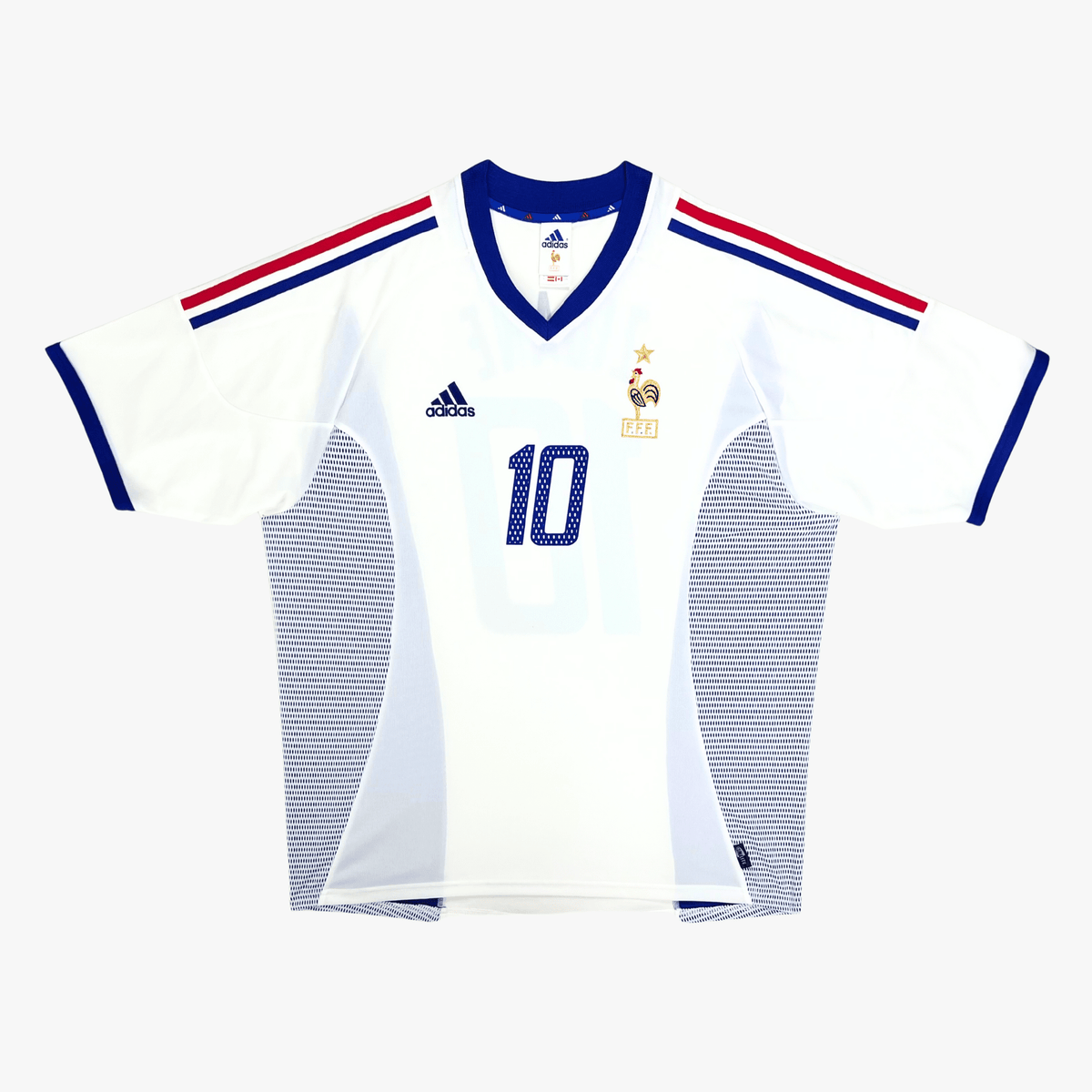 Authentic Adidas France 2002-2004 Away shirt, Zidane 10 on the back, size XL | Nostalgic Football Shirts