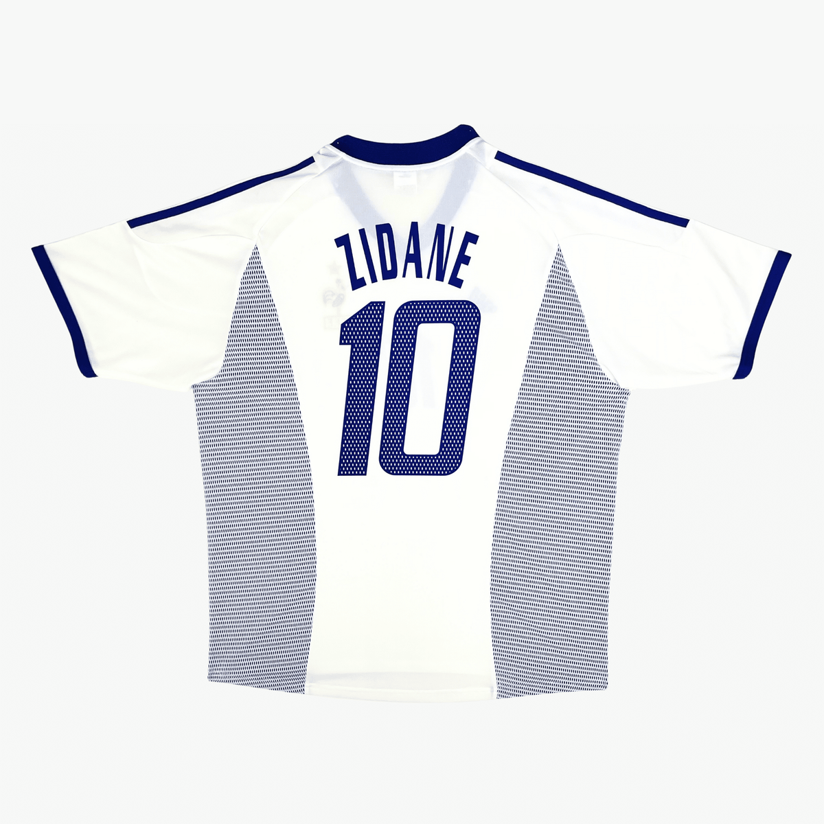 Vintage France 2002-2004 Away football shirt with Zidane 10 print, size XL, product code 298737 | Nostalgic Football Shirts