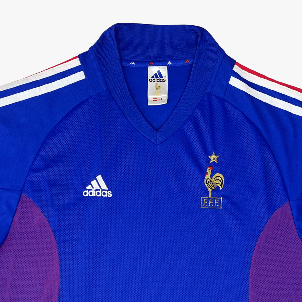 Authentic Adidas France 2002-2004 Home shirt, size XL | Nostalgic Football Shirts