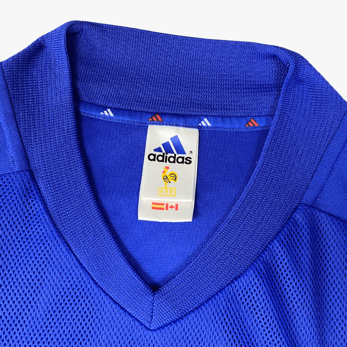 Retro France 2002-2004 Home football jersey by Adidas, size XL | Nostalgic Football Shirts
