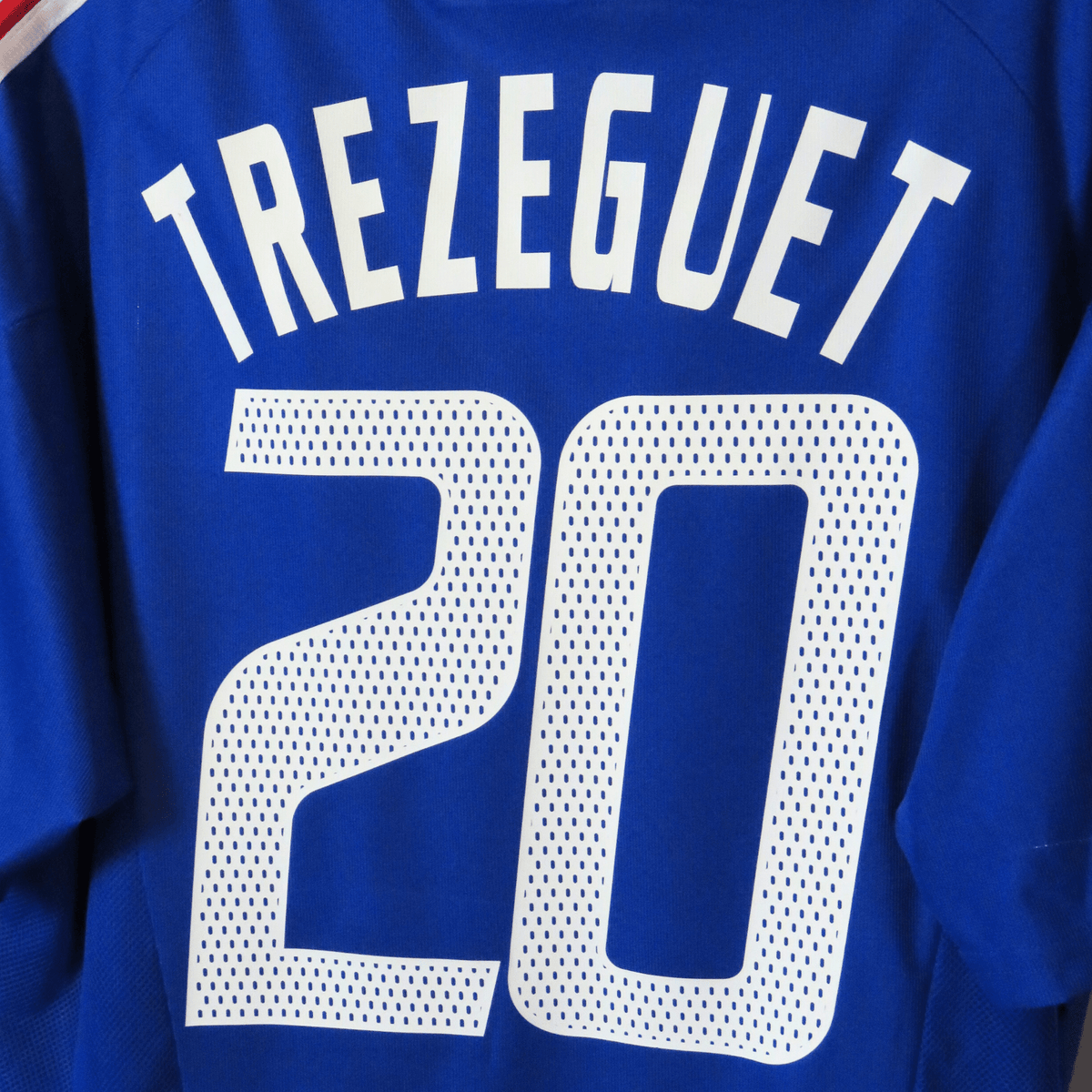 Retro France 2002-2004 Home football jersey by Adidas, Trezeguet 20, size M | Nostalgic Football Shirts