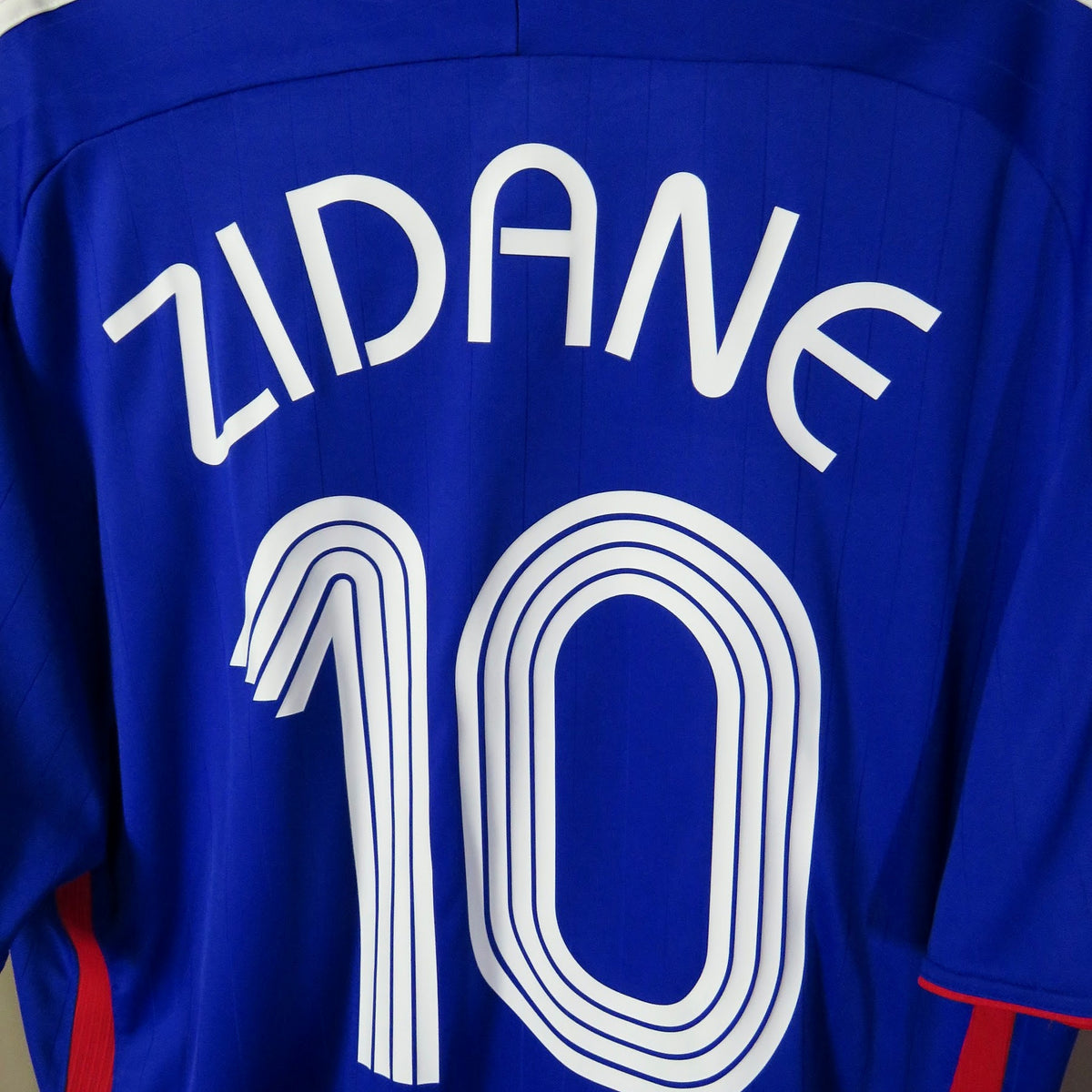 France 2006-2007 Home shirt, Zidane 10, Adidas, size XL, product code 740126 | Nostalgic Football Shirts
