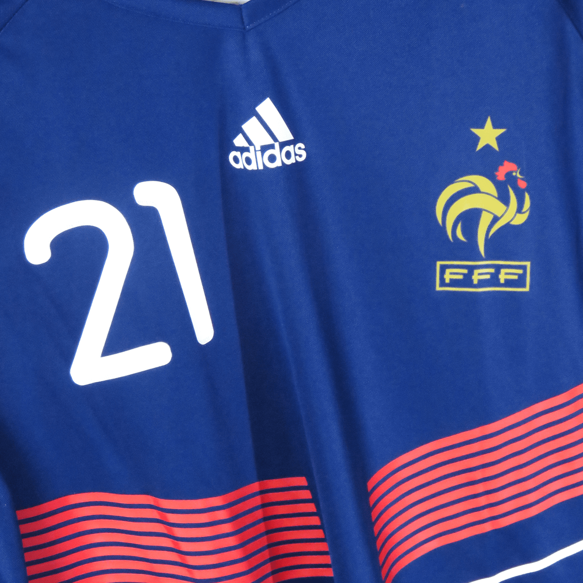 Original France 2009-2010 Home football shirt, size XL, Anelka 21 | Nostalgic Football Shirts