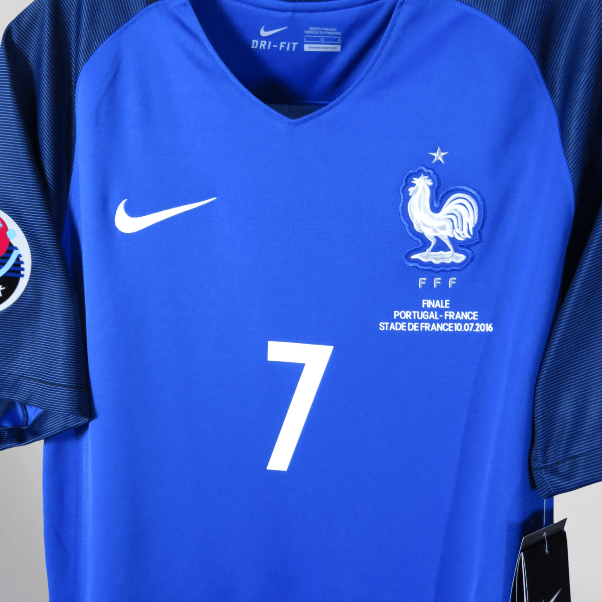 Original France 2016-2017 Home brand new with tags football shirt, size L, Griezmann 7 | Nostalgic Football Shirts