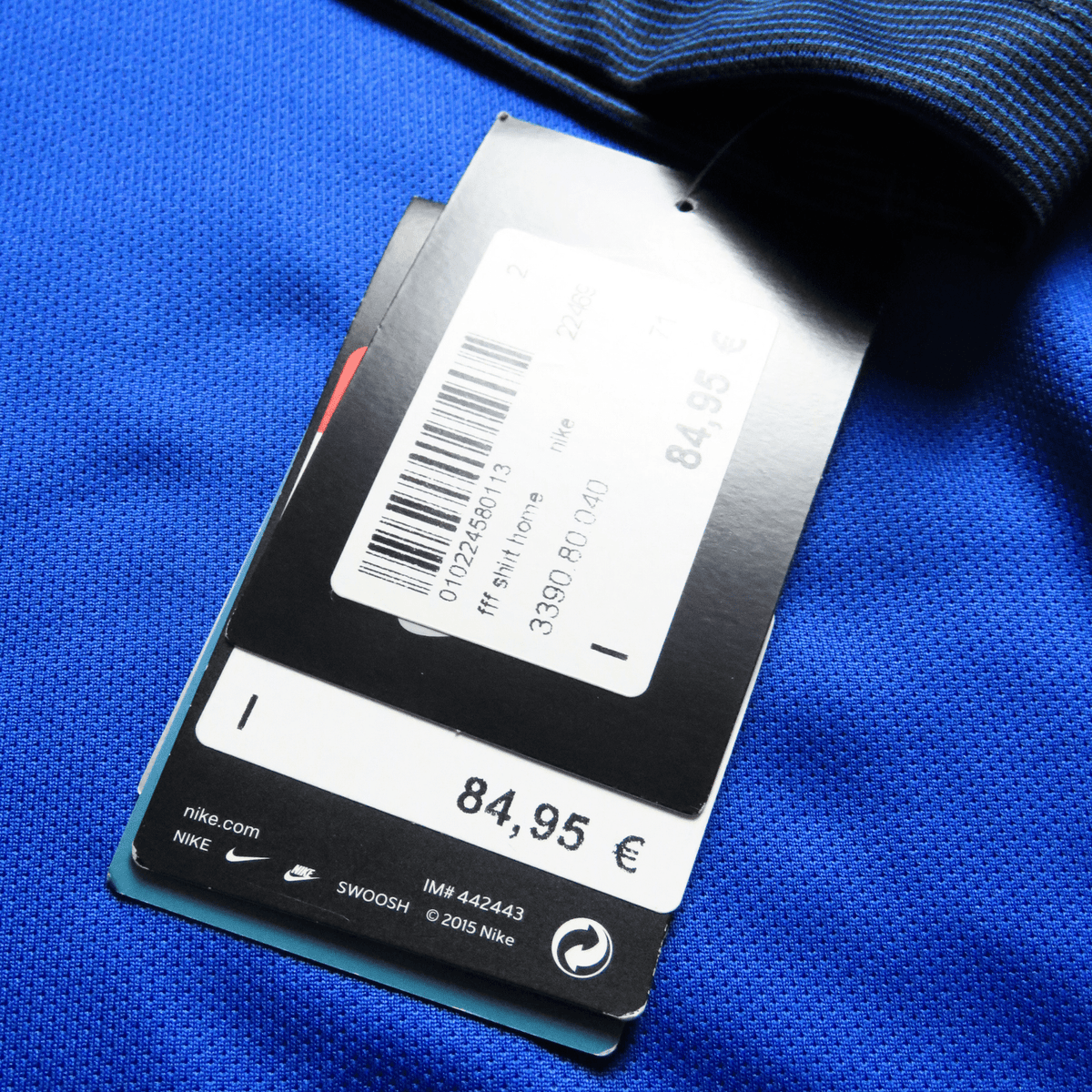 Vintage France 2016-2017 Home brand new with tags football shirt with Griezmann 7 print, size L | Nostalgic Football Shirts
