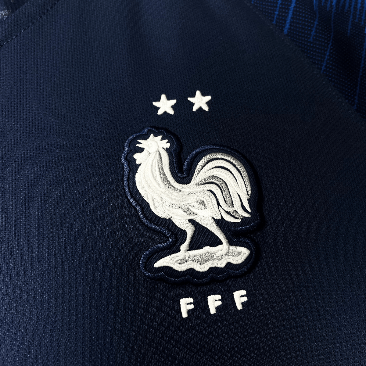 Vintage France 2018-2019 Home football shirt with Mbappé print, size M | Nostalgic Football Shirts