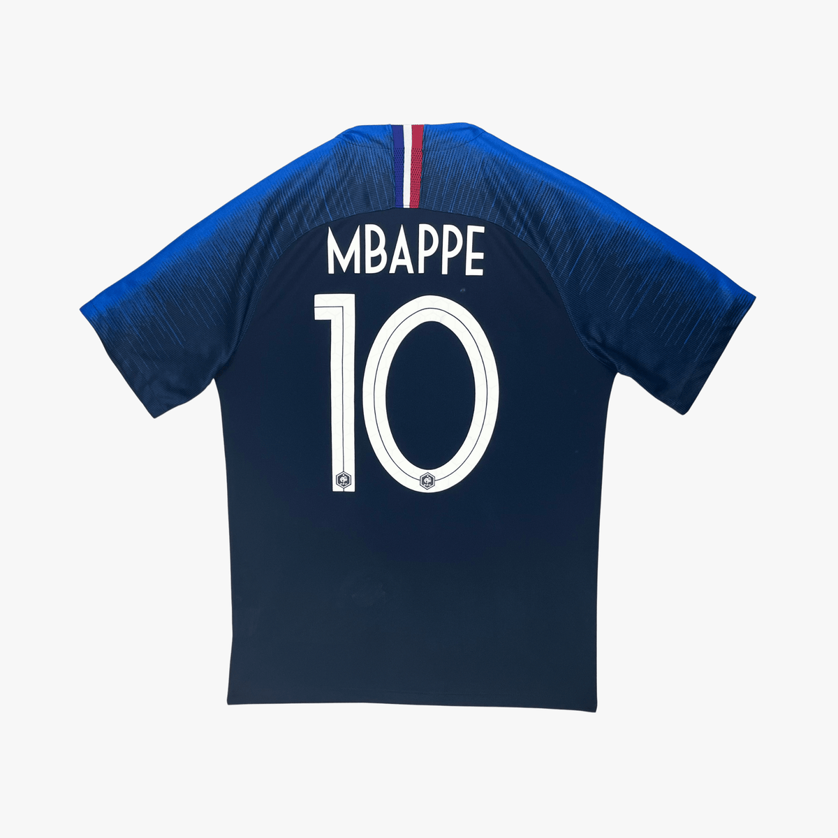 Vintage France 2018-2019 Home football shirt with Mbappé print, size M | Nostalgic Football Shirts