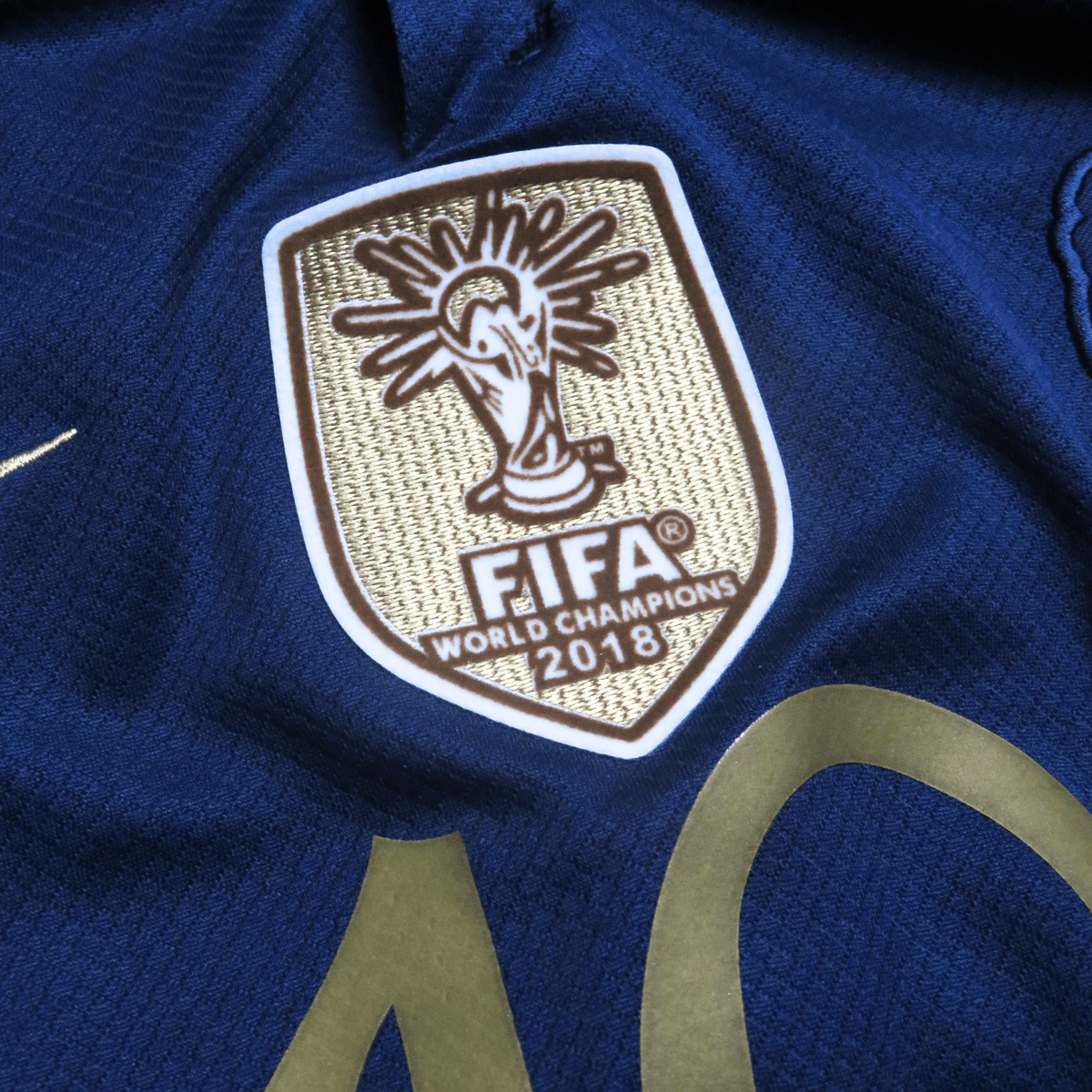 Authentic Nike France 2022-2023 Home shirt, Mbappé 10 on the back, size M | Nostalgic Football Shirts