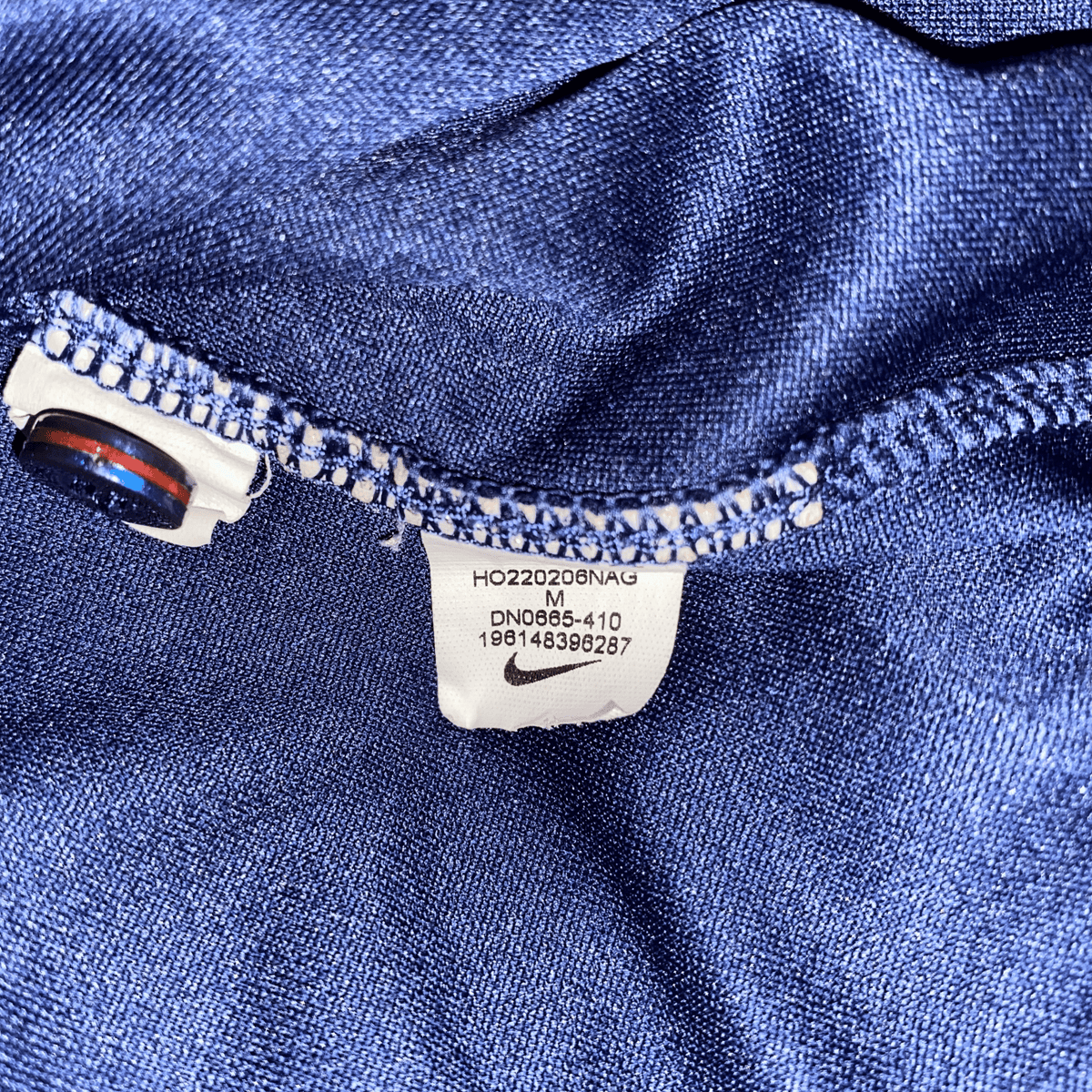 Authentic Nike France 2022-2023 Home longsleeve shirt, Mbappé 10 on the back, size M | Nostalgic Football Shirts