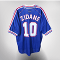 France 1998-00 Home Zidane #10 Shirt XL