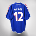 France 2000-02 Home Henry #12 Shirt L