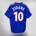 France 2000-02 Home Zidane #10 Shirt M