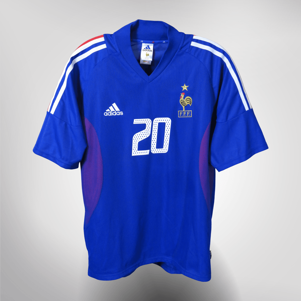 France 2002-04 Home Trezeguet #20 Shirt M