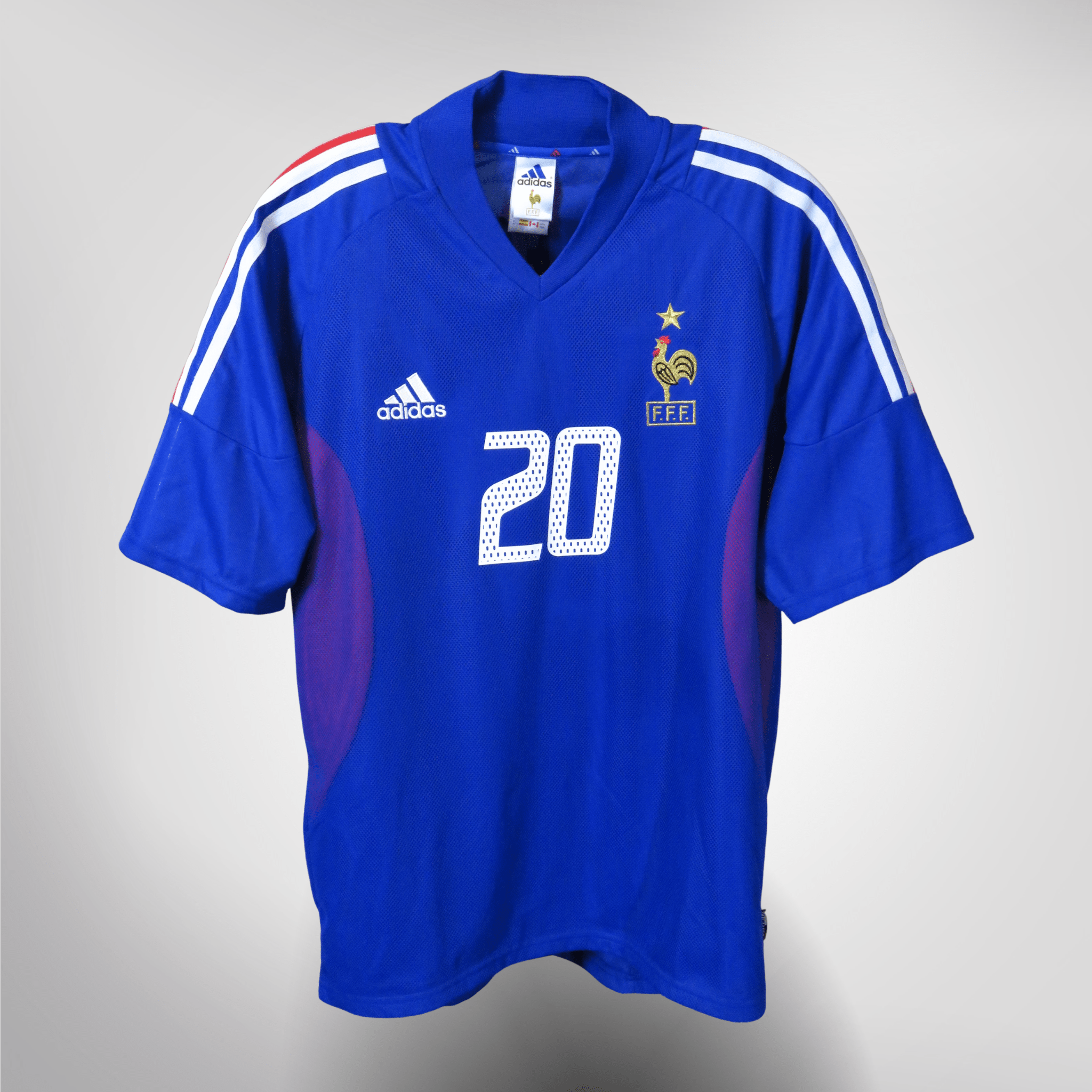 France 2002-04 Home Trezeguet #20 Shirt M