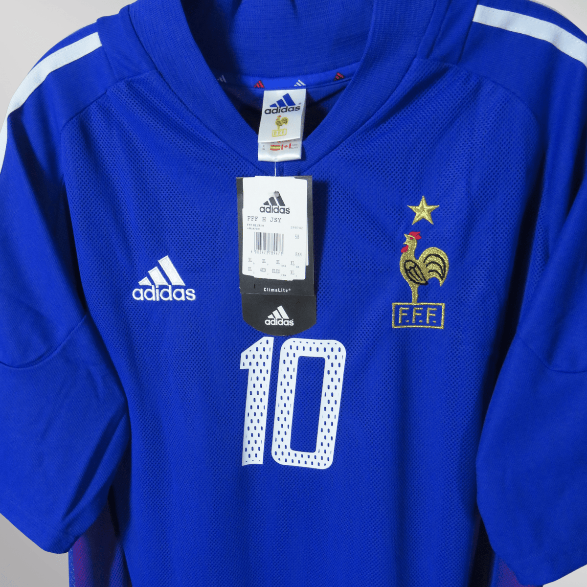 France 2002-04 Home Zidane #10 BNIB Shirt XL