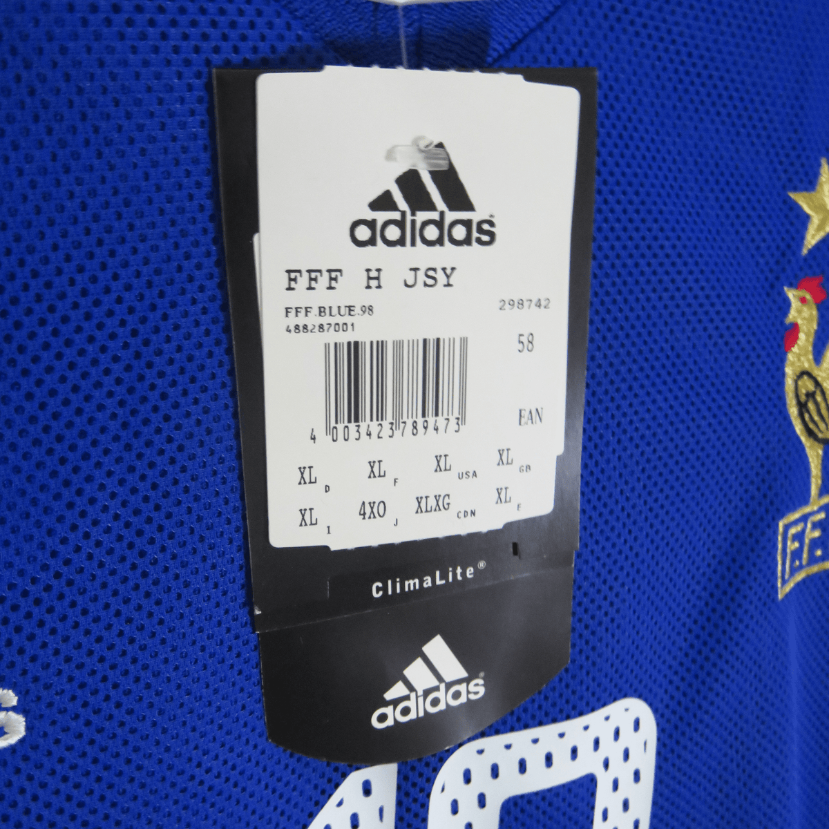 France 2002-04 Home Zidane #10 BNIB Shirt XL