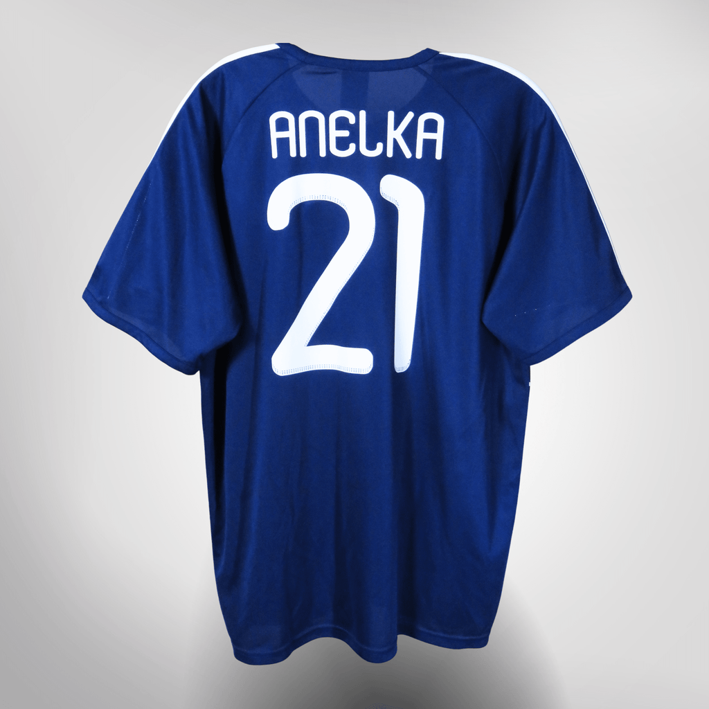 France 2009-10 Home Anelka #21 Basic Shirt XL