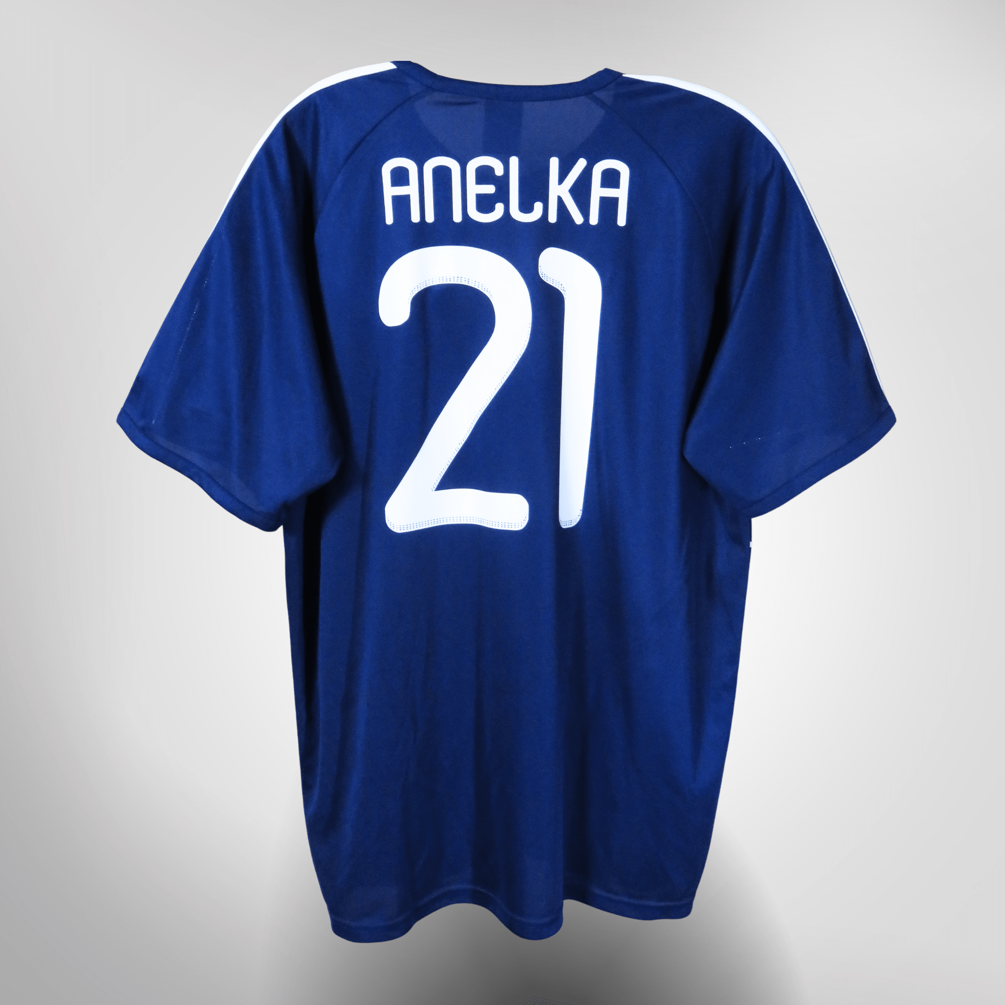 France 2009-10 Home Anelka #21 Basic Shirt XL